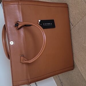 Victoria Beckham Leather Briefcase